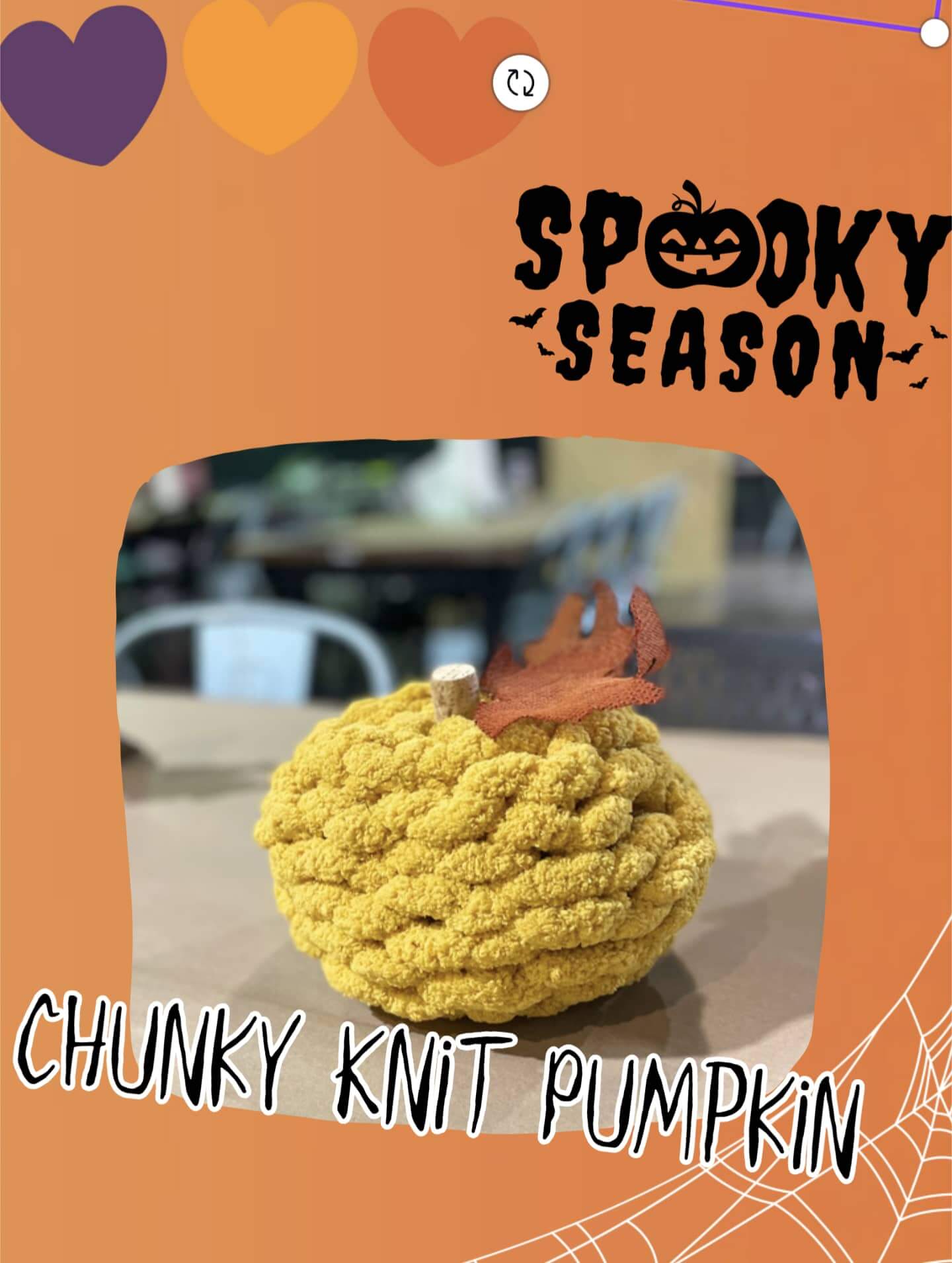 chinky knit pumpkin1