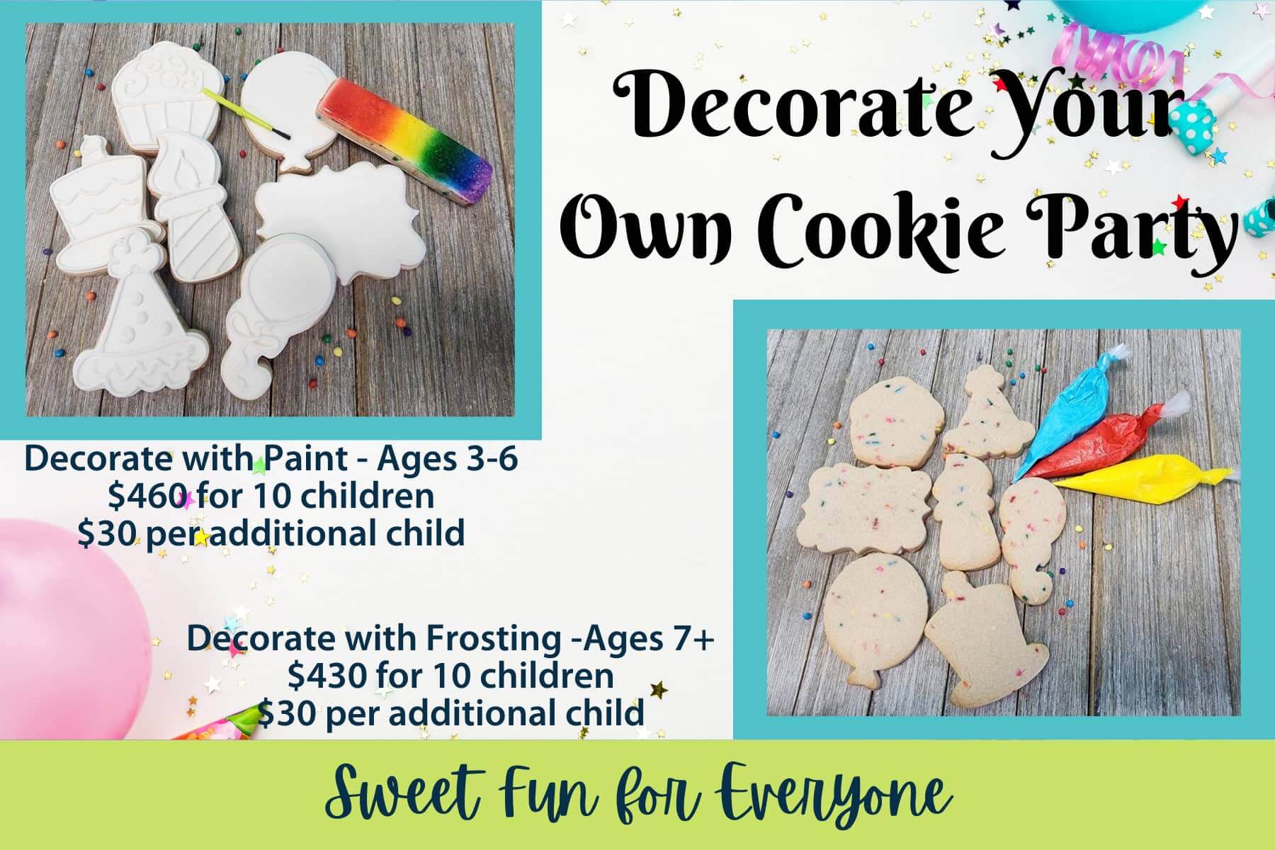 cookie decorating party 1