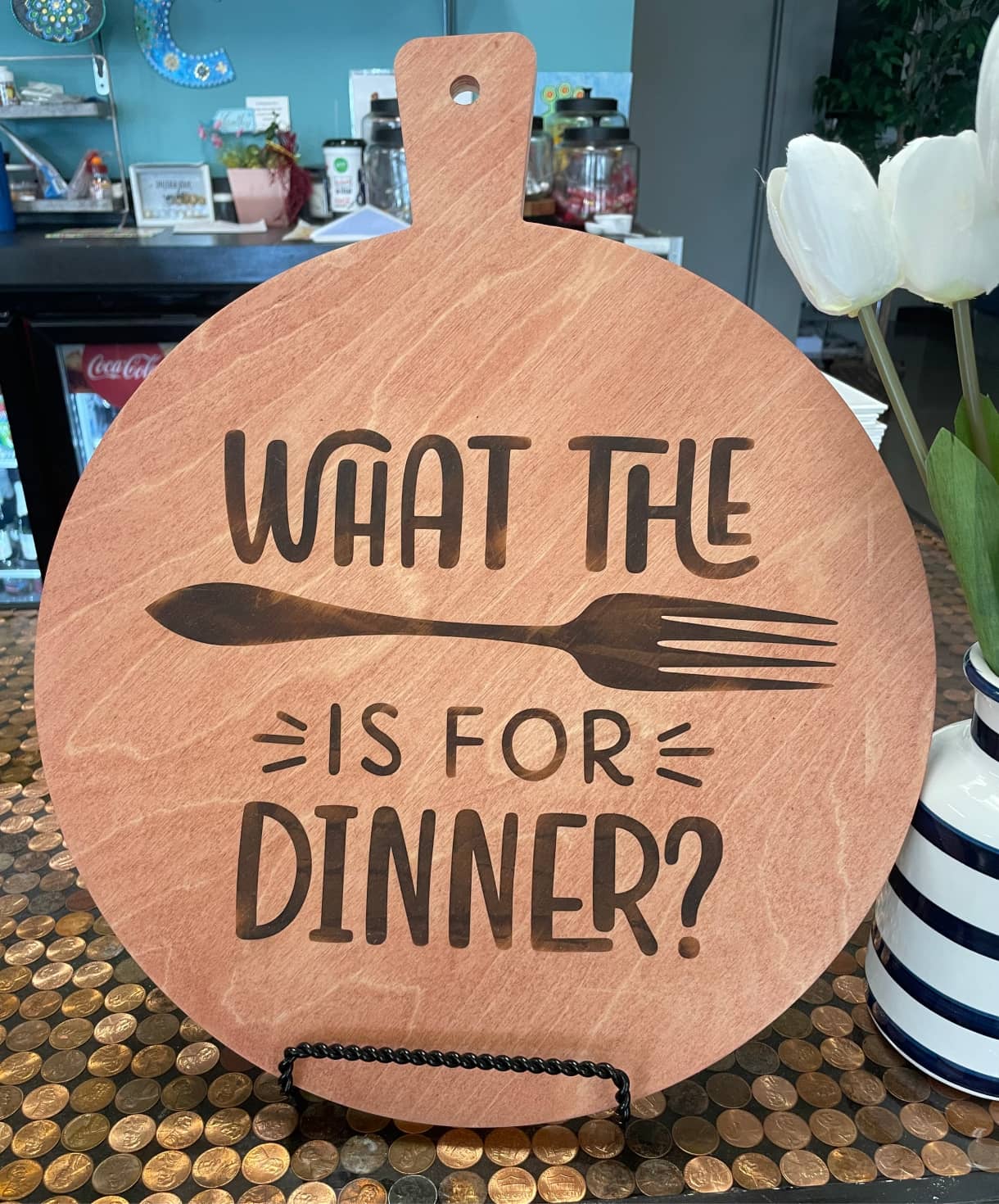 round cutting board