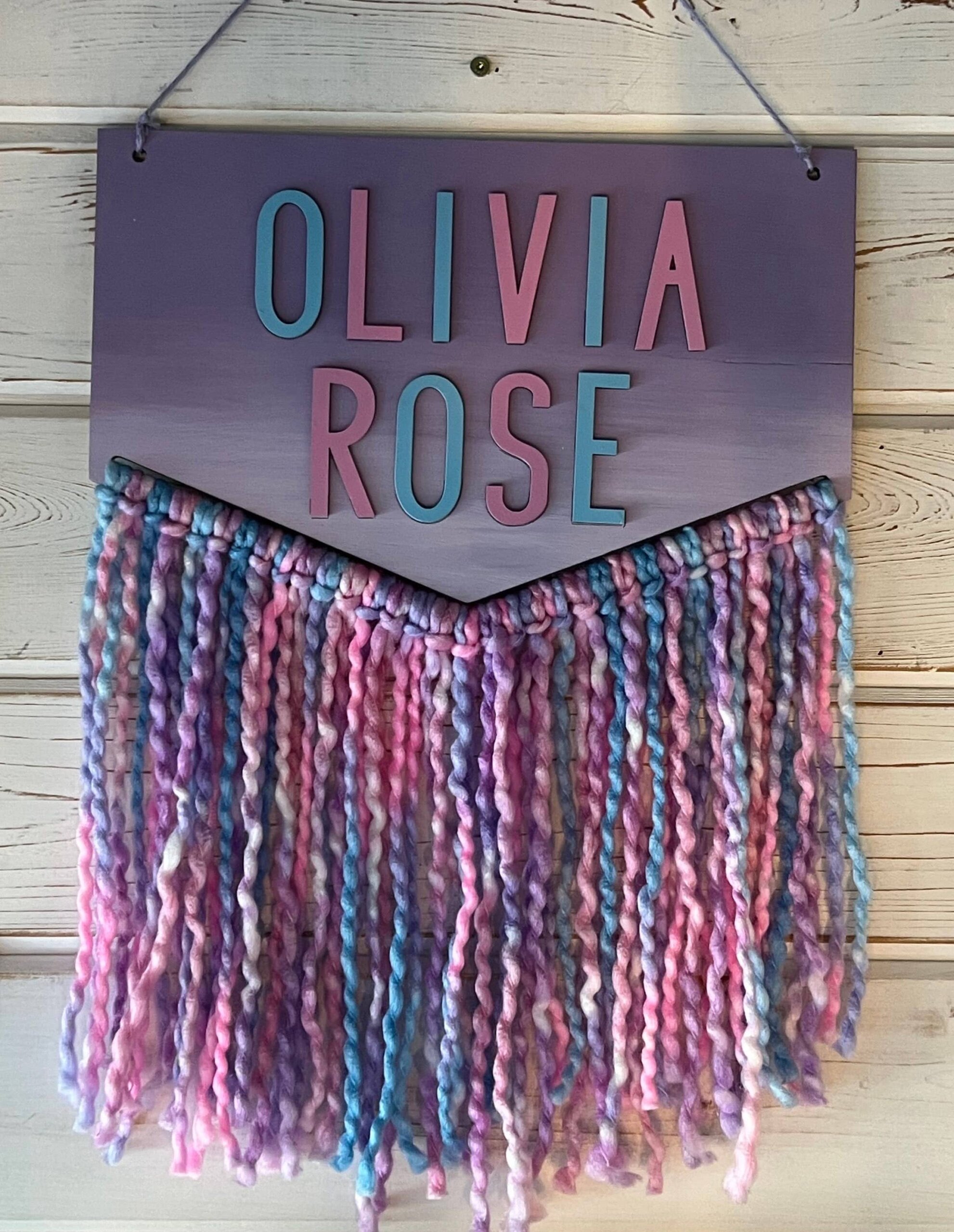 Chevron Fiber Art