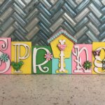 Seasonal Stacked Word Sign