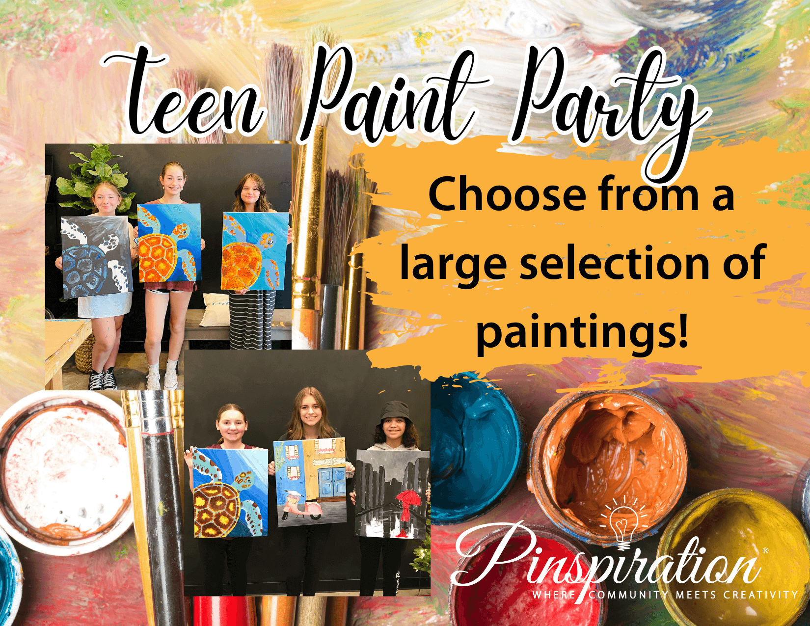 Teen Paint Party - Avon