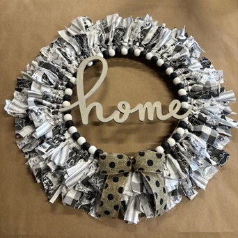 Rag Wreath