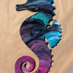 seahorse purple