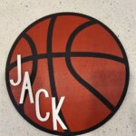 Soccer BallBasketball Wood Cutout- Additional Gallery Image