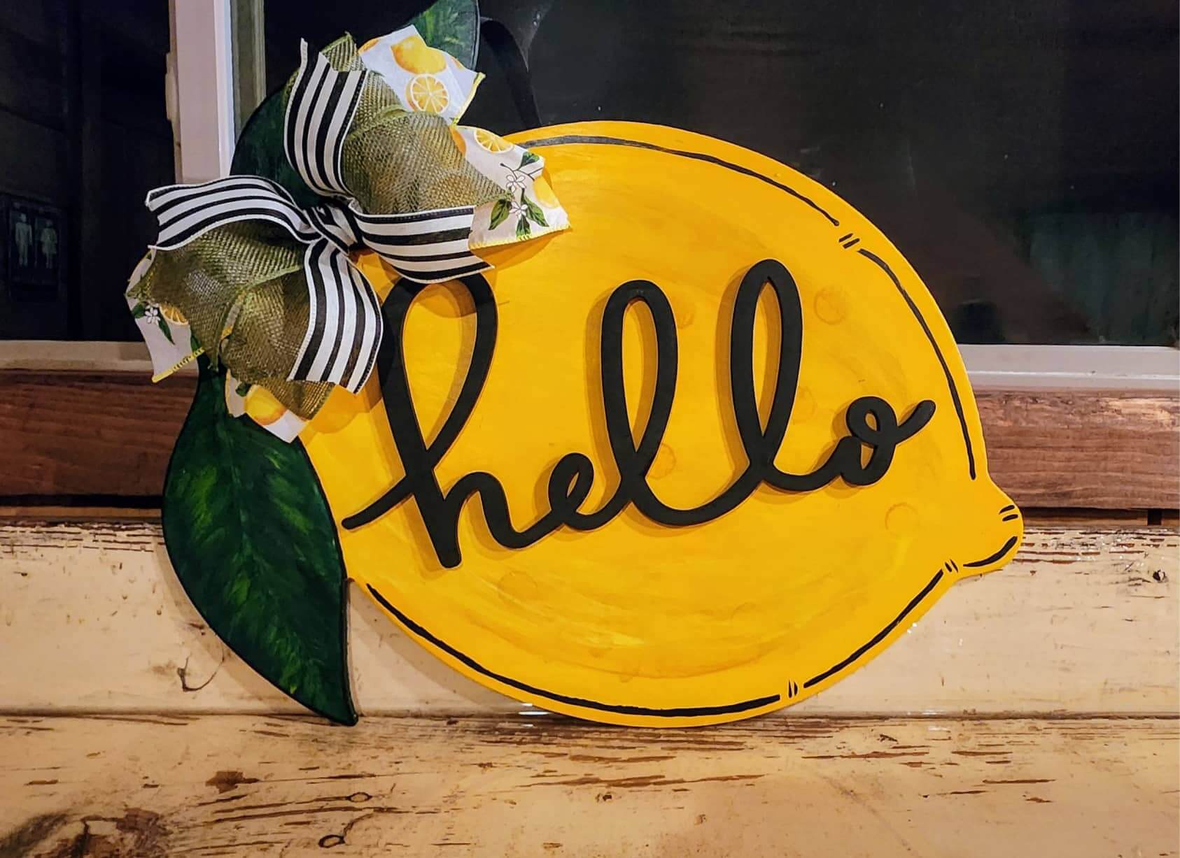 Lemon Wood Cutout
