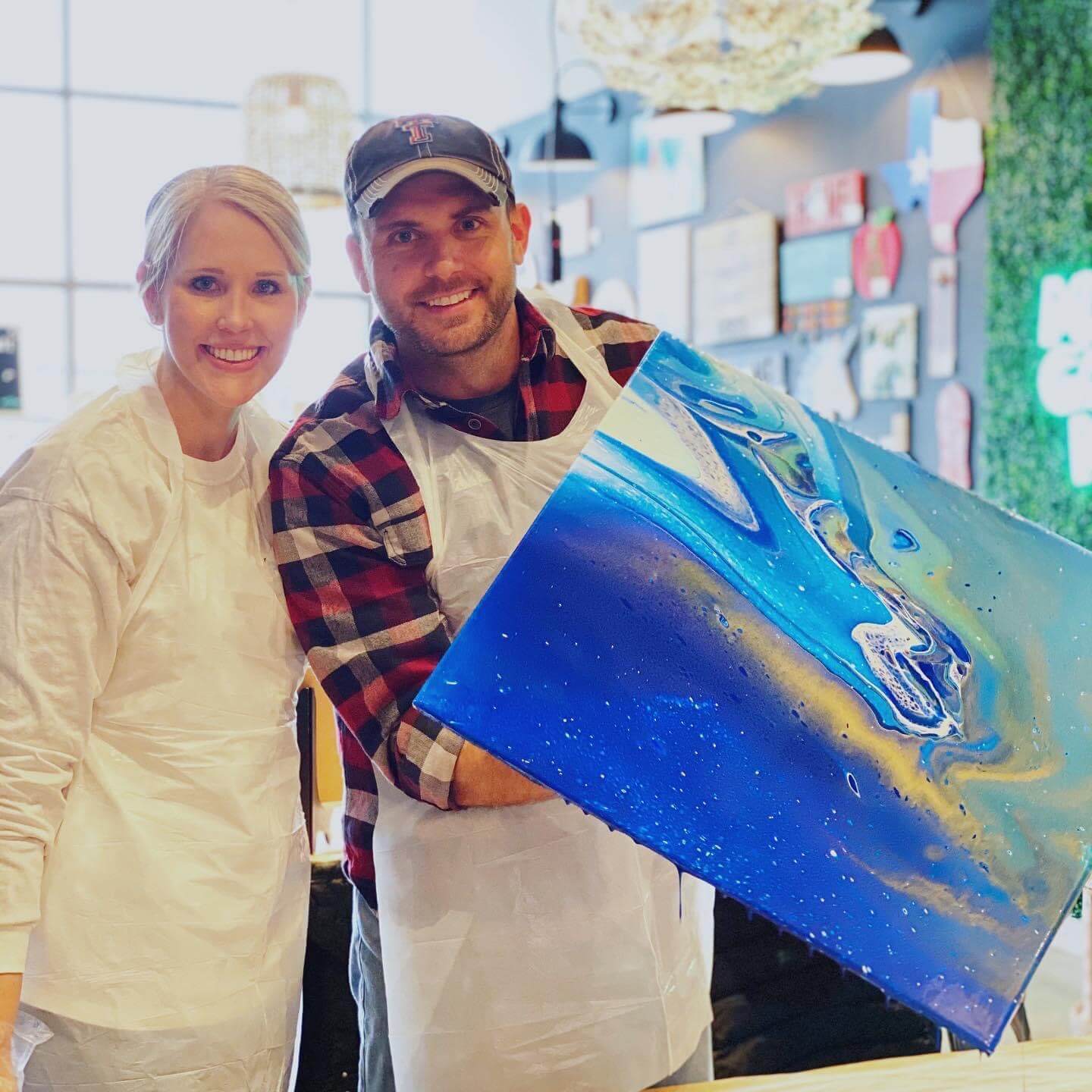 Acrylic Pour Couples Package