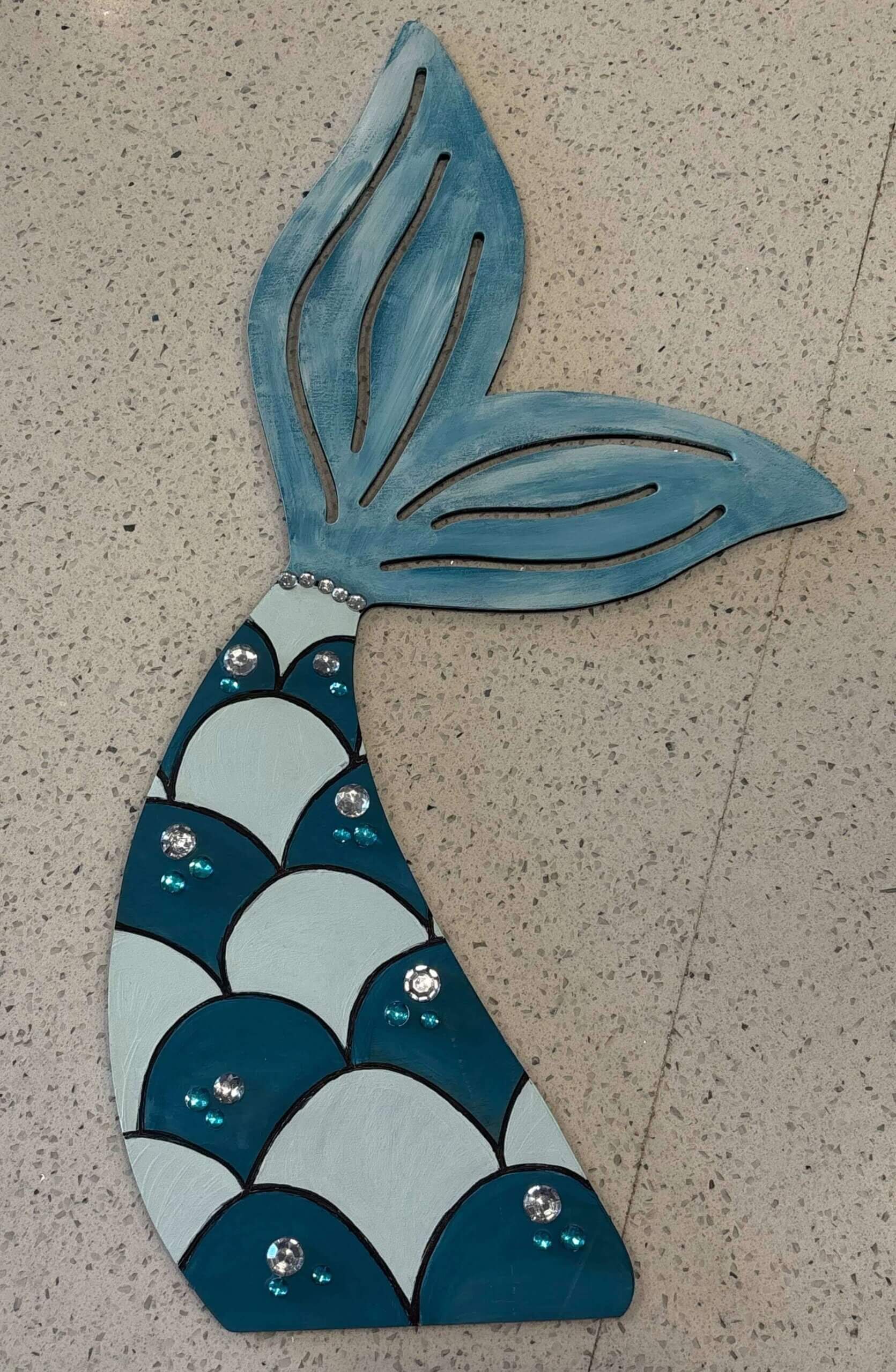 Mermaid Tail Wood Cut Out Mermaid Tail Wood Cut Out