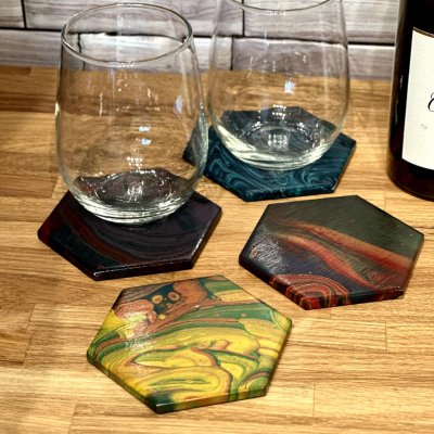 Acrylic Pour Coasters (1)